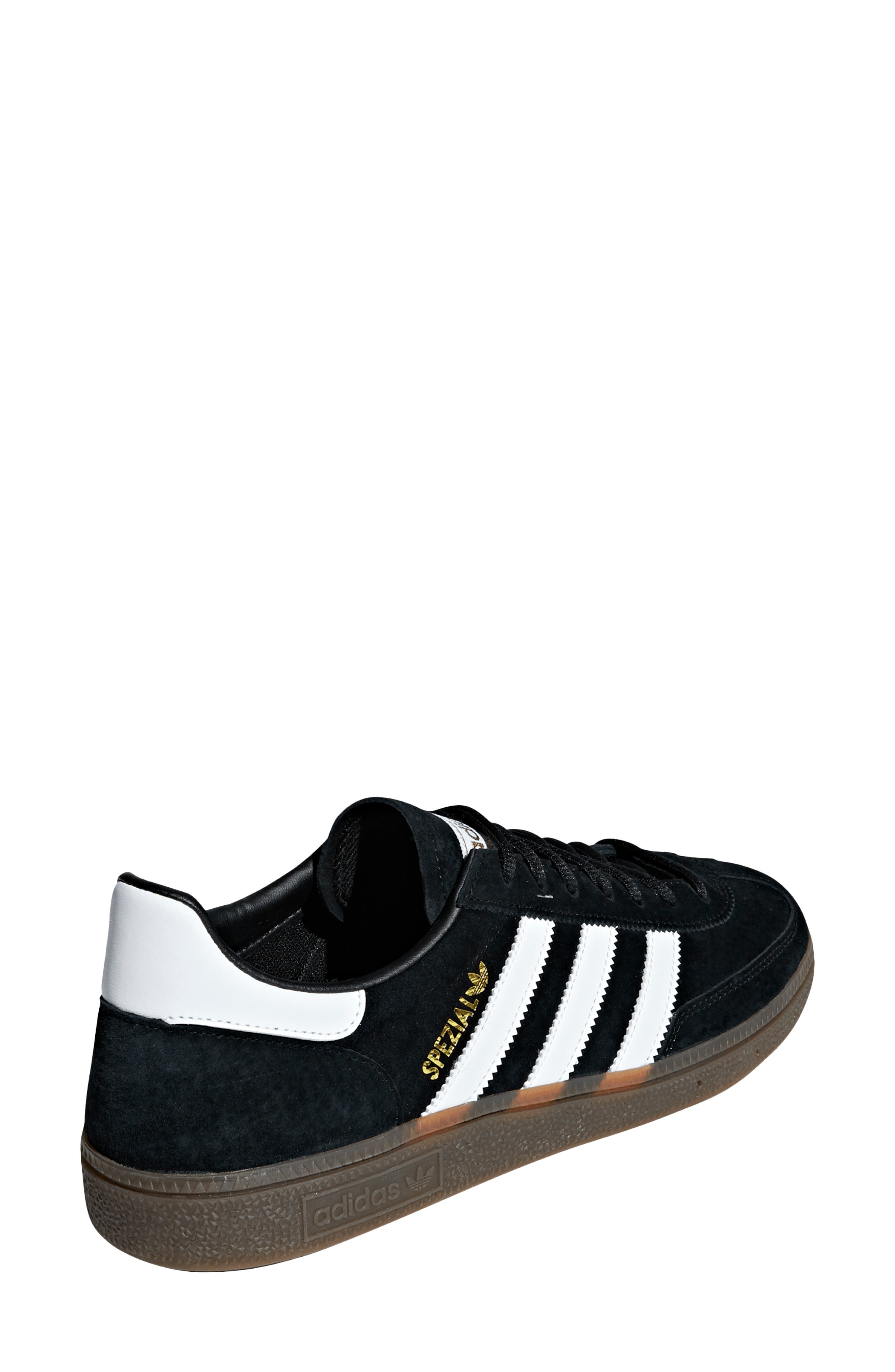 adidas Gender Inclusive Handball Spezial Sneaker, Alternate, color, Black/White/Gum