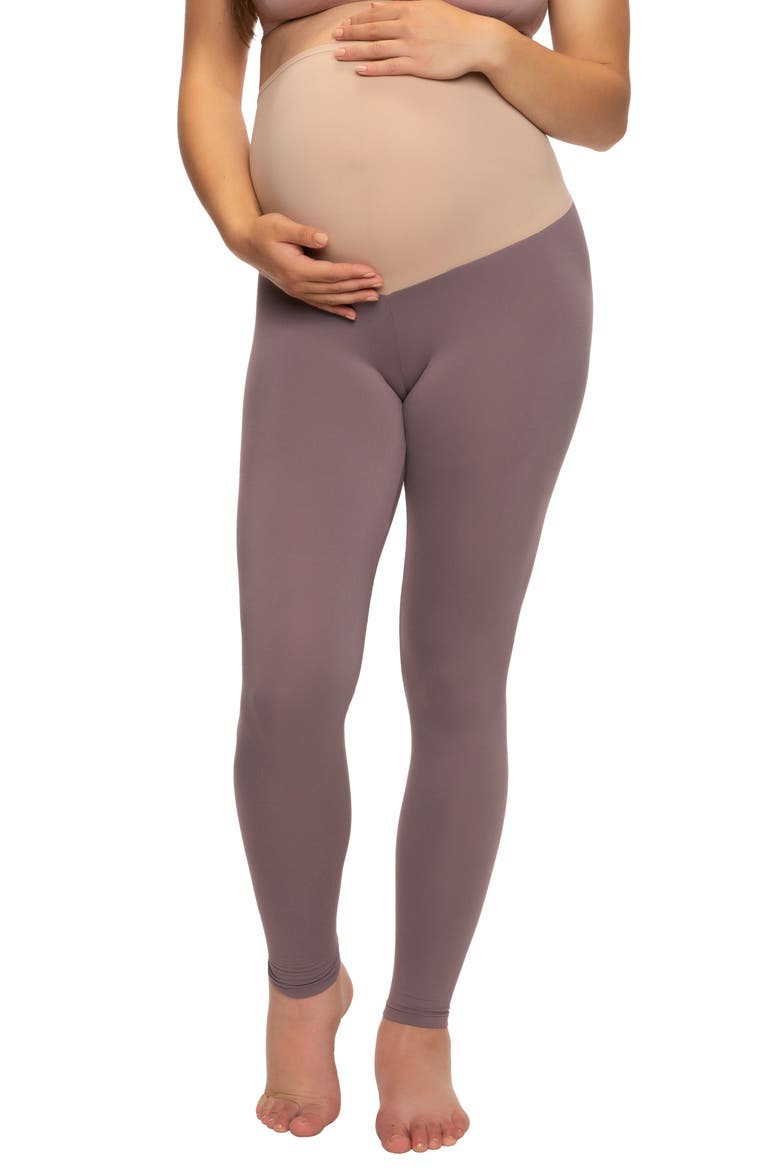 2-Pack Maternity Leggings, Alternate, color, SPARROW/ LEAD