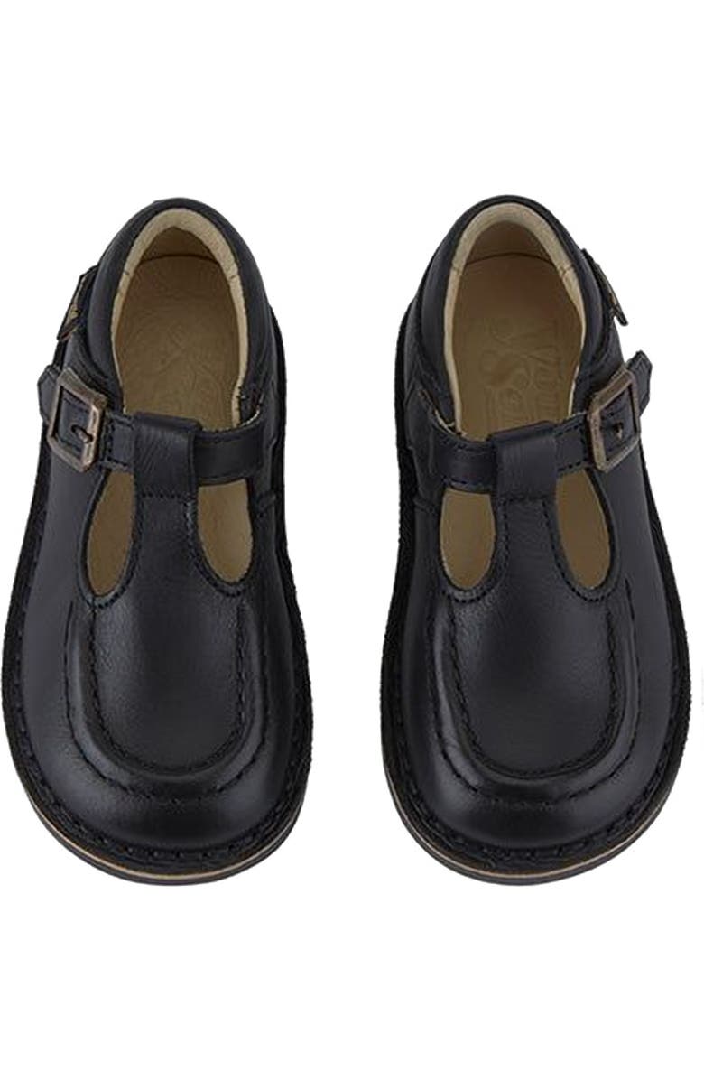 Young Soles Parker Kids T-Bar Shoe, Alternate, color, Black