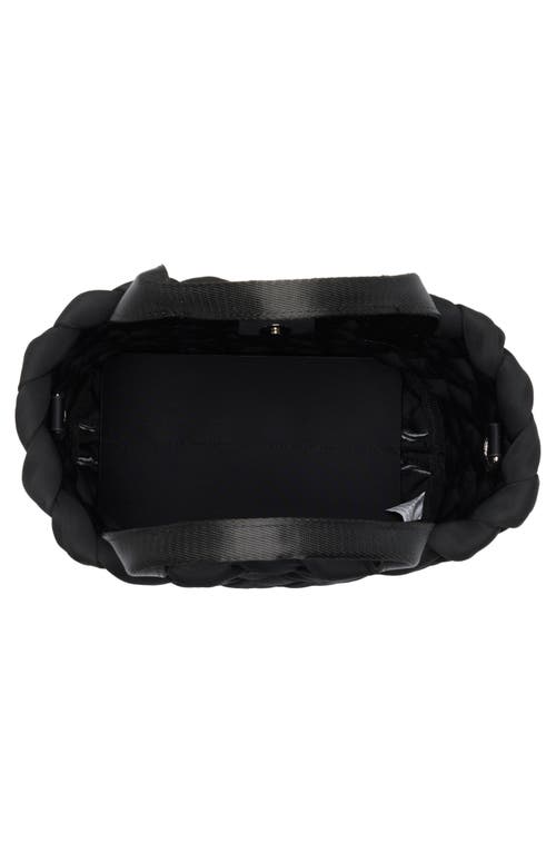 Bcbg Small Woven Neoprene Tote In Black