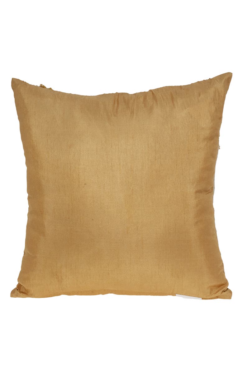 PARKLAND COLLECTION Paxton Embroidered Throw Pillow, Alternate, color, Beige
