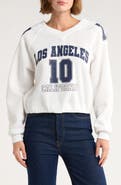 Madden Girl Athletic Bubble Hem Sweatshirt