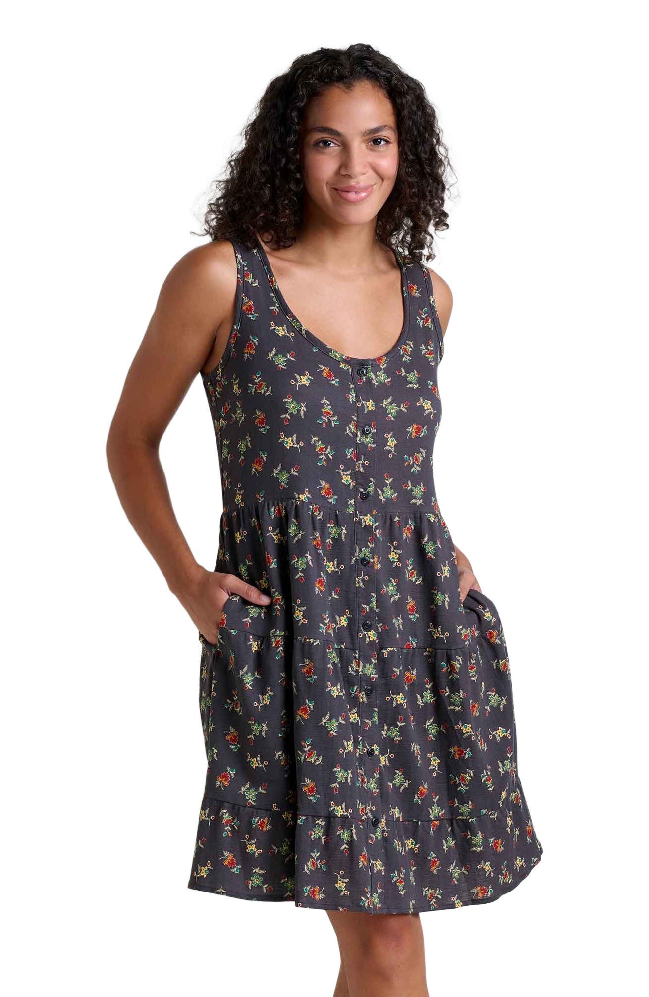 Manzana Tiered Sleeveless Dress - image 2