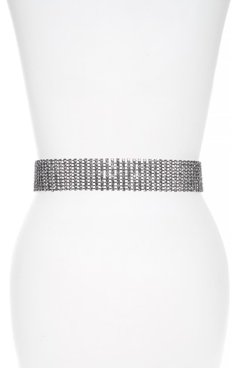 B-Low the Belt Farah Crystal Belt, Alternate, color,