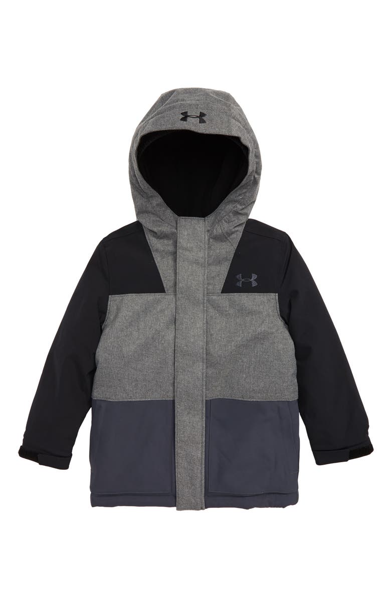 Under Armour Slate Quarry ColdGear<sup>®</sup> Waterproof Insulated Hooded Jacket, Main, color, 