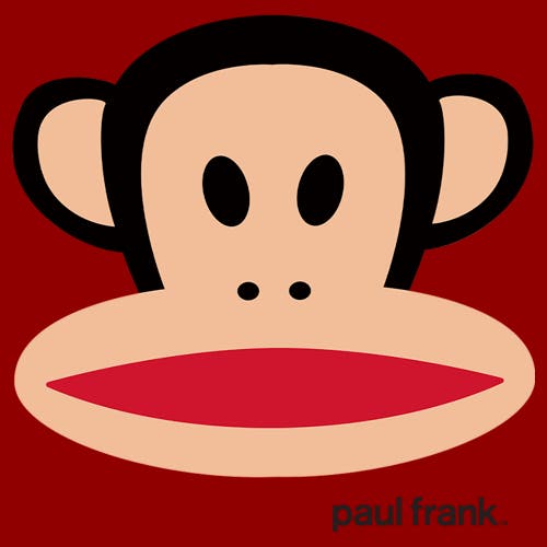 Paul Frank Large Julius Graphic T-shirt In Red