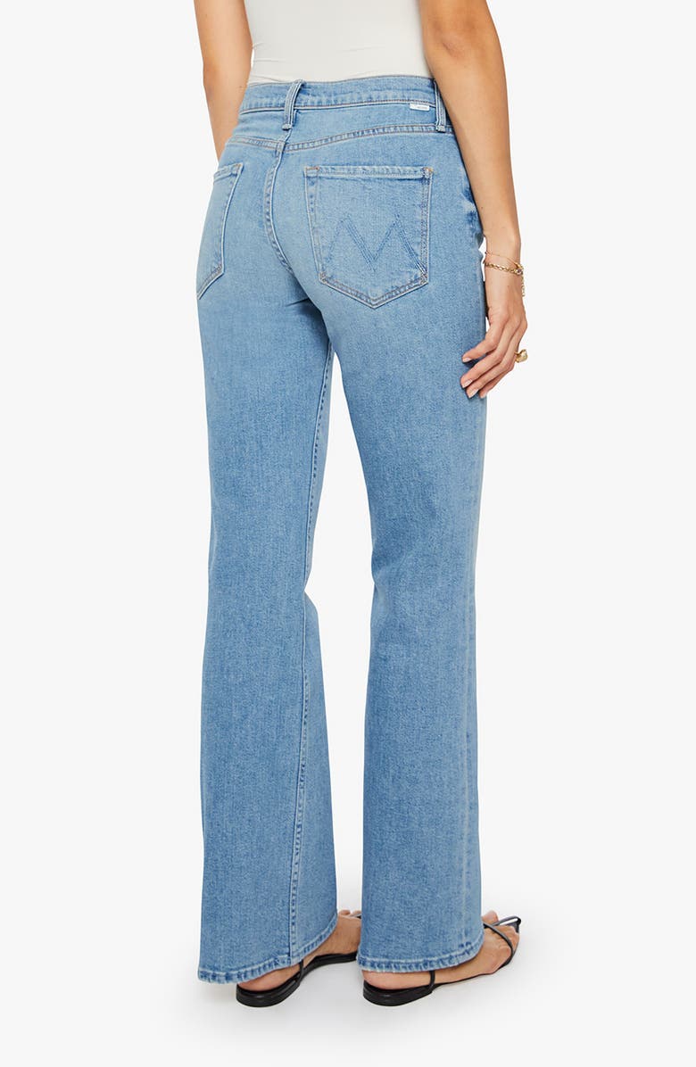 MOTHER The Bookie Flare Jeans, Alternate, color, Chaos Came Knocking