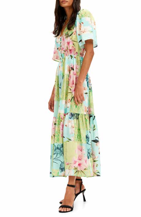 Desigual Blues Floral Print A-Line Dress