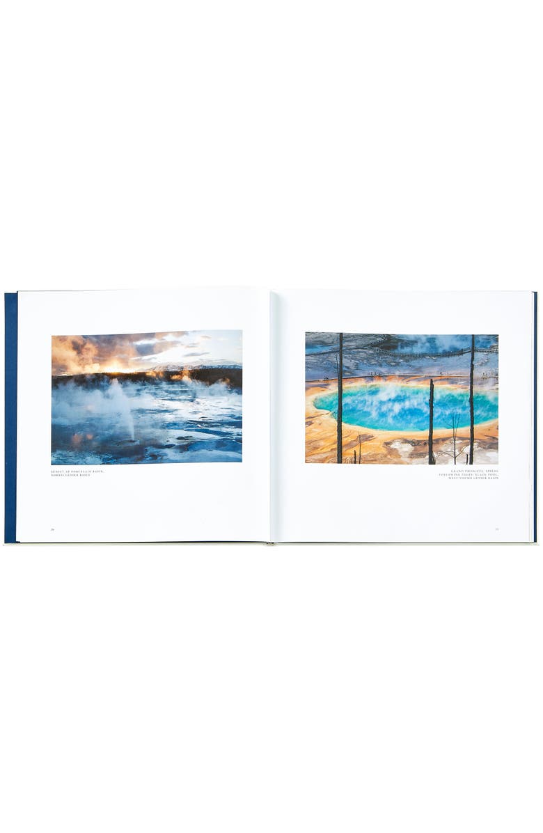 Graphic Image Yellowstone A Land of Wild and Wonder Leather Edition, Alternate, color, Ivory