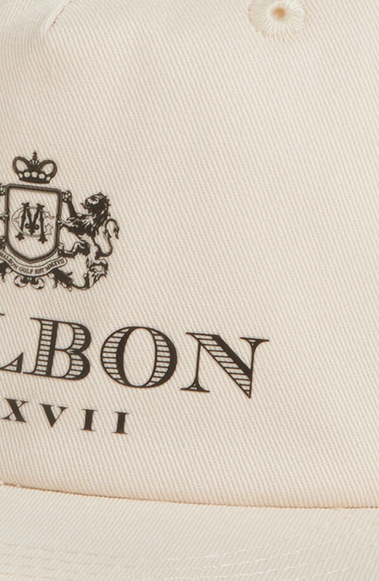 Malbon Golf Monarch Cotton Snapback Baseball Cap, Alternate, color, Canvas