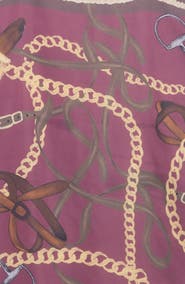 Steve Madden Status Print Satin Square Scarf