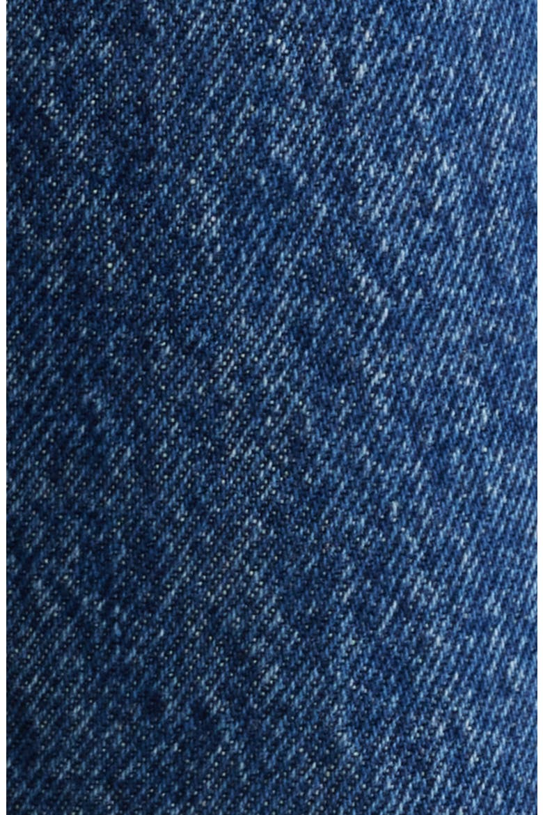 The Bow High Waist Barrel Jeans, Alternate, color, OBSCURA