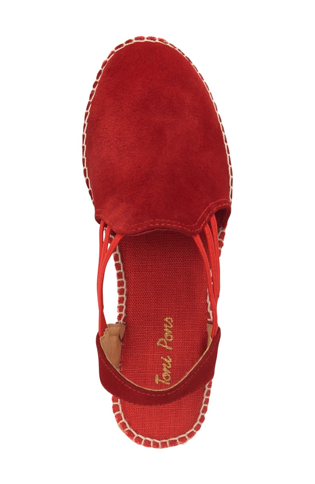 Toni Pons 'Nuria' Suede Sandal, Alternate, color, Red Suede