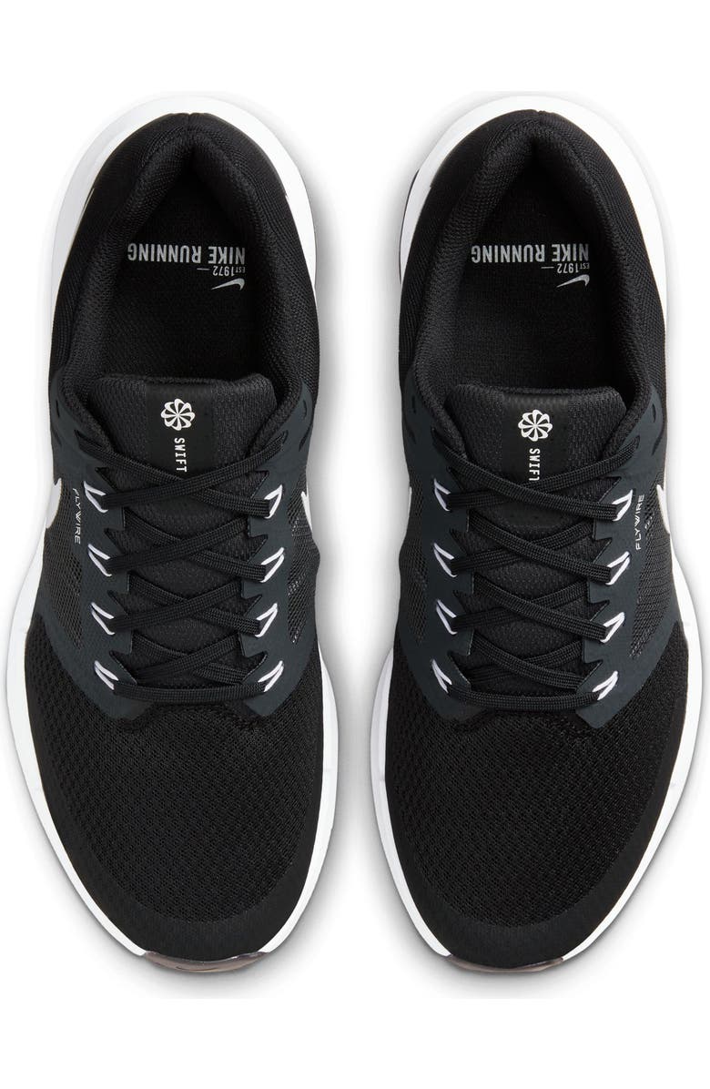 Nike Run Swift 3 Running Shoe, Alternate, color, Black/ White/ Dark Smoke Grey