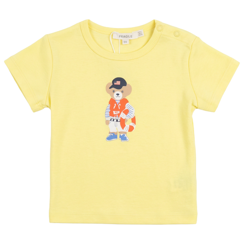 Bear Print Short Sleeve Top
