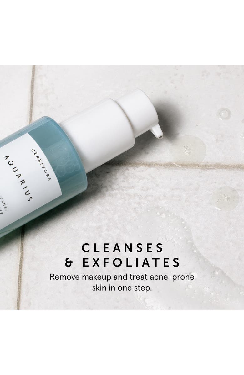 Herbivore Botanicals Aquarius BHA + Blue Tansy Clarifying Cleanser, Alternate, color,