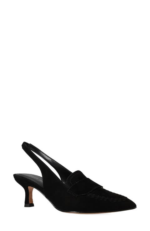Keagen Pointed Toe Slingback Pump (Women)