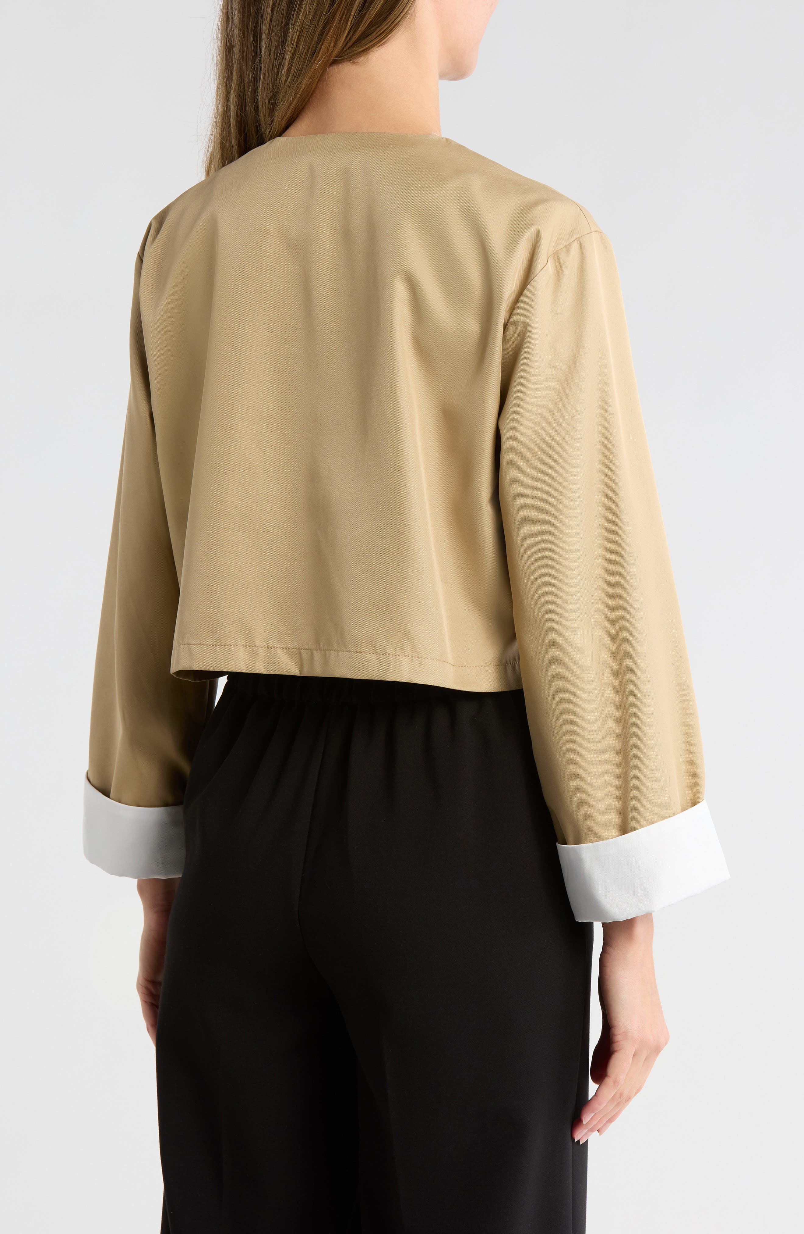Emi Cuffed Crop Jacket - image 2