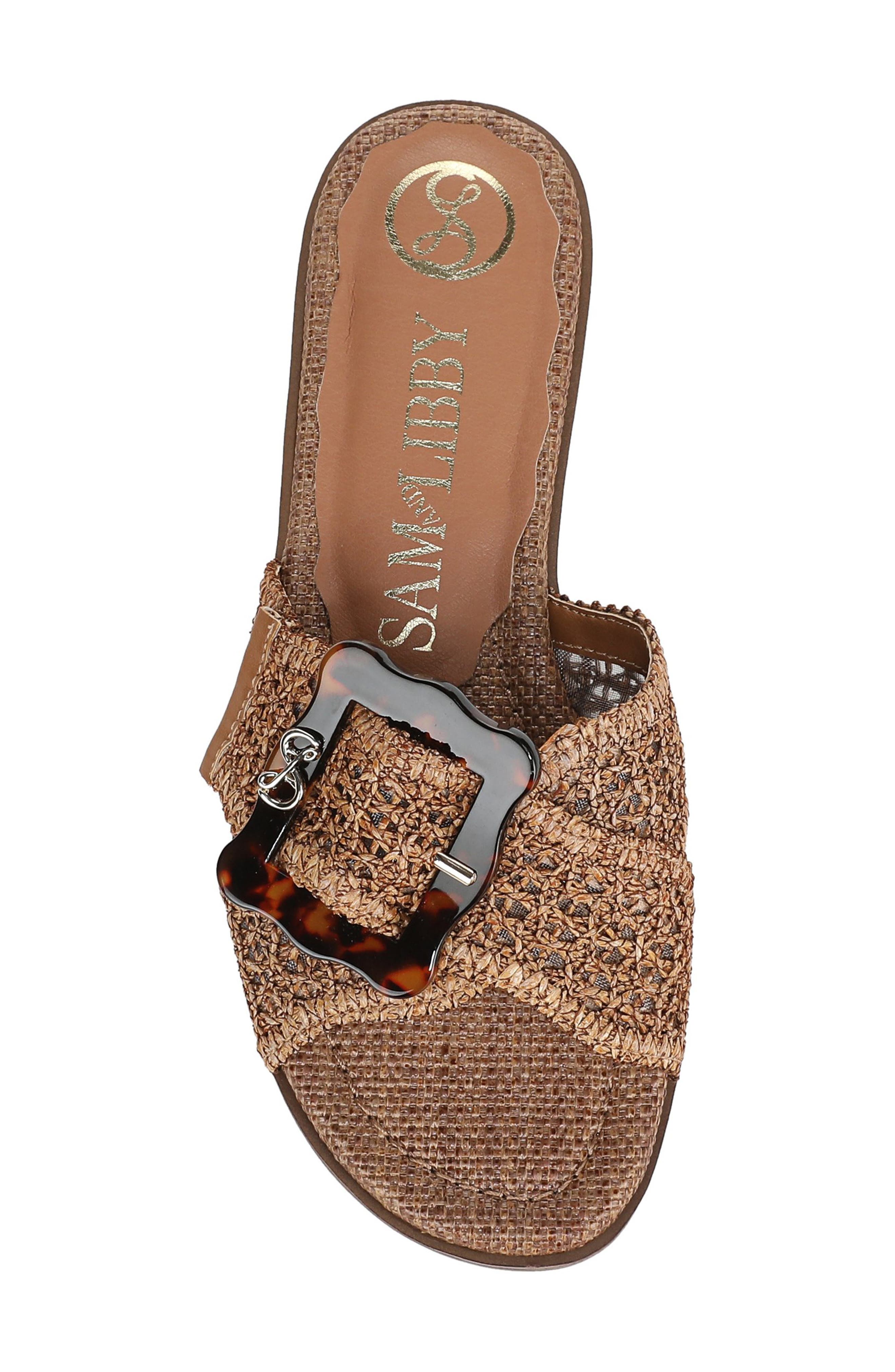 SAM & LIBBY Thea Woven Sandal, Alternate, color, Ash Brown
