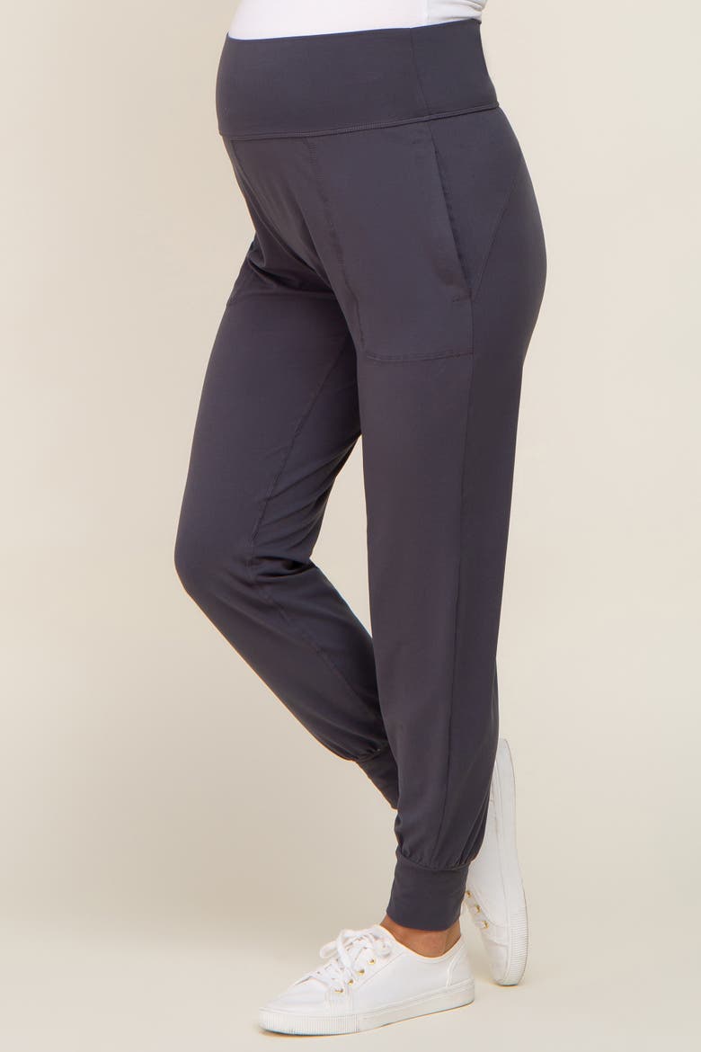 Soft Jogger Pants, Alternate, color, Charcoal Grey