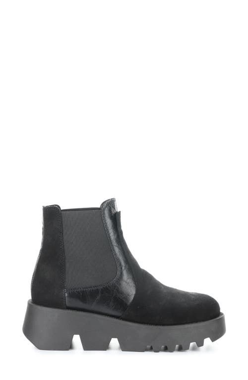 Fly London Zinp Wedge Chelsea Boot In Black