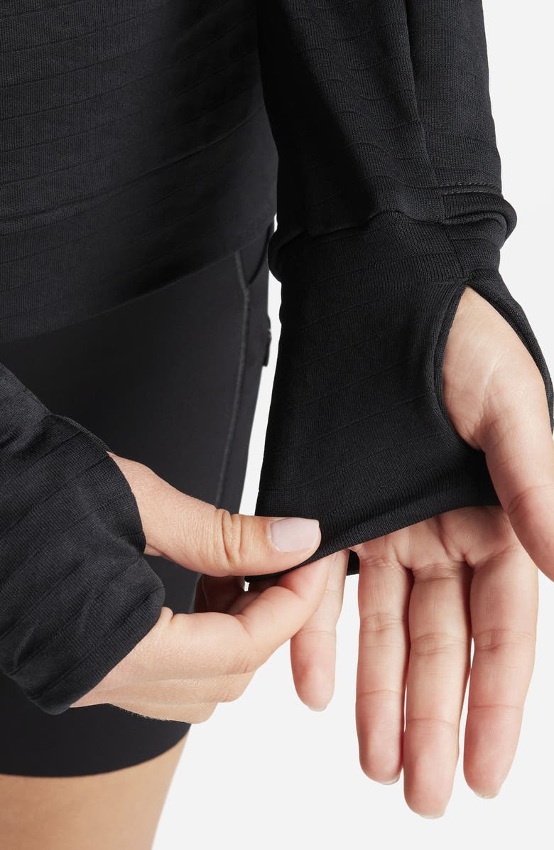 Nike Swift Element Therma-FIT Turtleneck Sweatshirt, Alternate, color, 010 Black