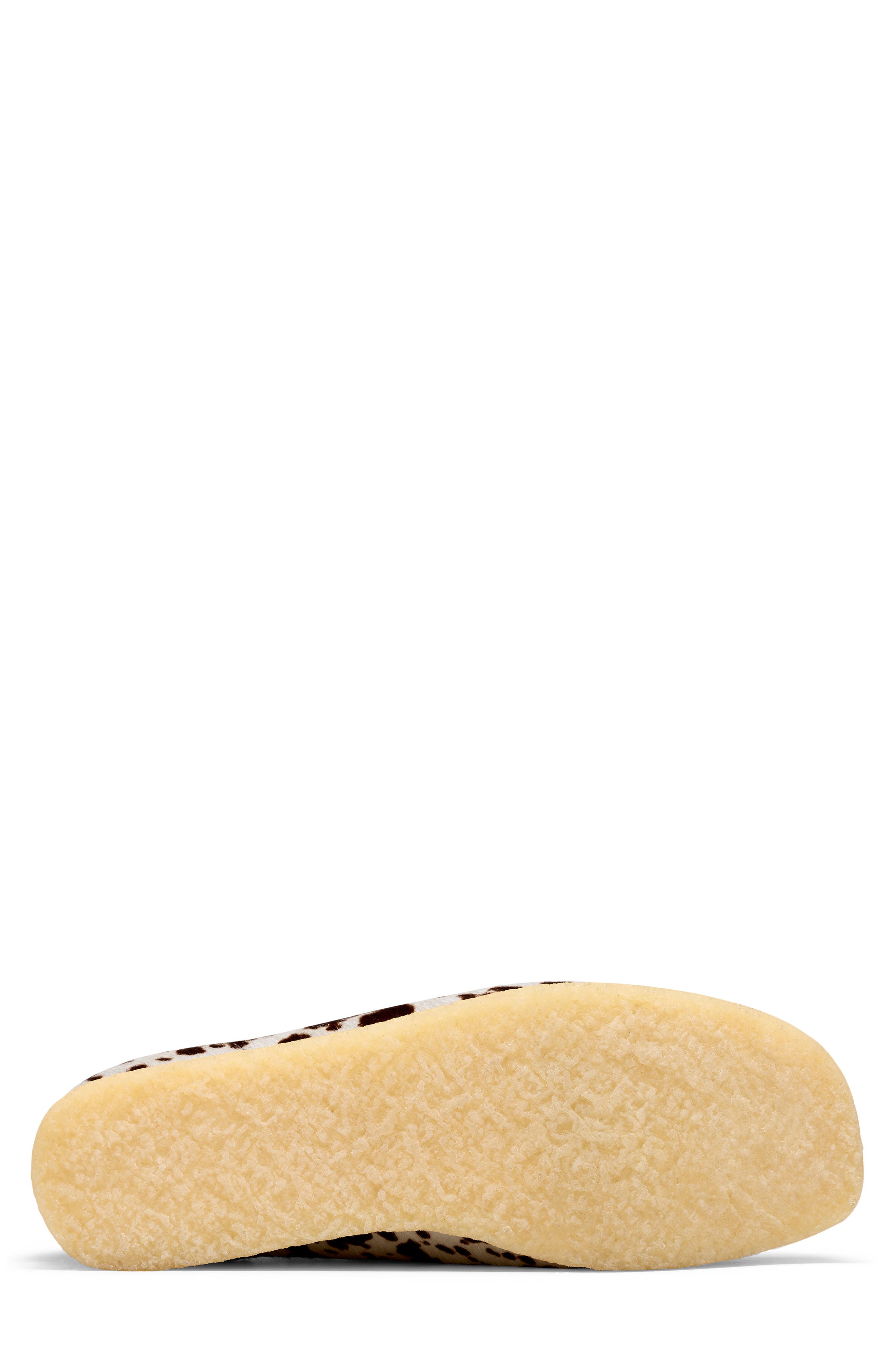 Wallabee Leather Shoe, Alternate, color, BROWN COW PRINT