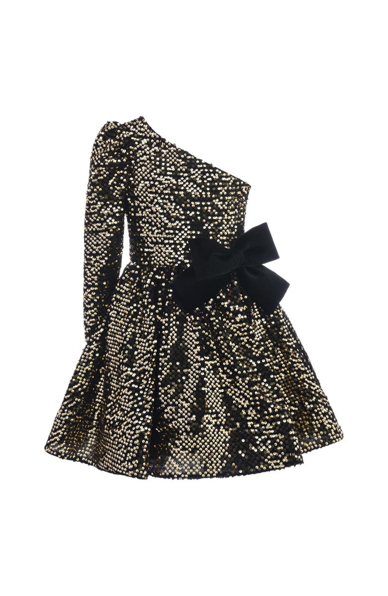 Tulleen Zoria Dress, Main, color, Black