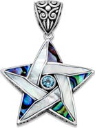 SAMUEL B. Blue Topaz Star Pendant
