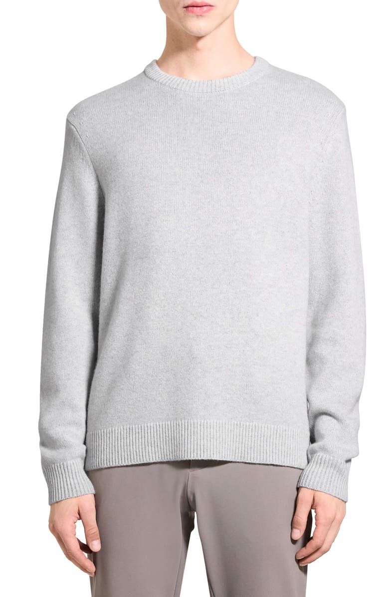 Theory Hilles Plush Wool & Cashmere Sweater, Main, color,