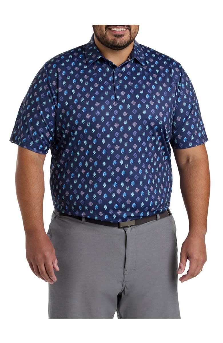 Callaway Big & Tall Negroni Performance Polo Shirt, Main, color, 