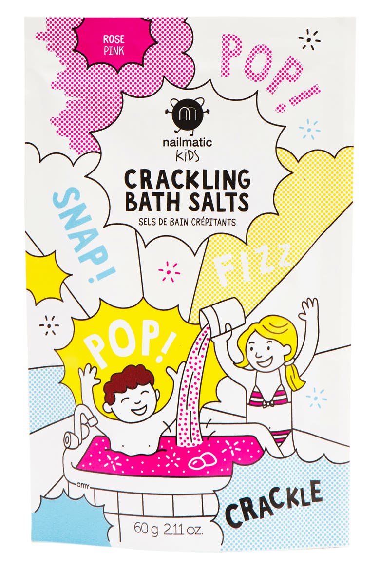 Crackling Bath Salts For Kids, Main, color, PINK