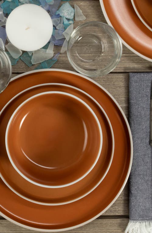 Bia Cordon Bleu 12-piece Tempo Terracotta Dish Set In Terracotta