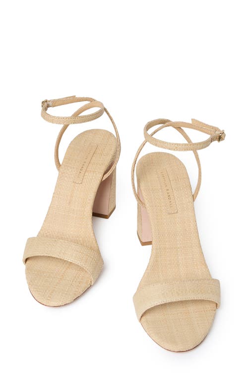 Loeffler Randall Malia Raffia Curved-heel Sandals