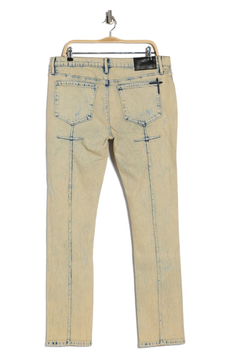 Clayton Distressed Skinny Jeans, Alternate, color, MOONSTONE