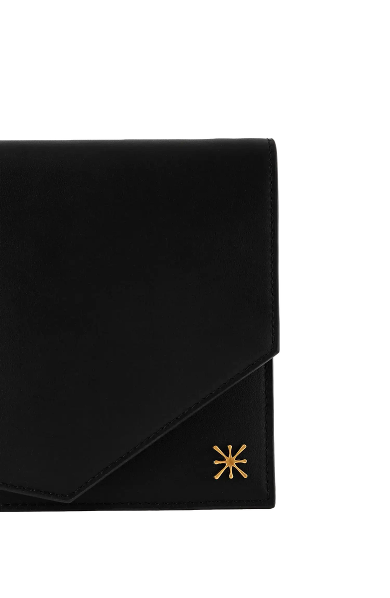 Esthera 1AM Leather Envelope Bag, Alternate, color, Black