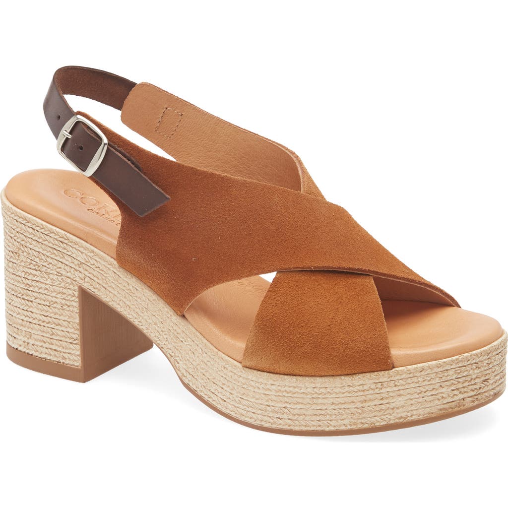 Cordani Marianne Slingback Platform Sandal In Clove