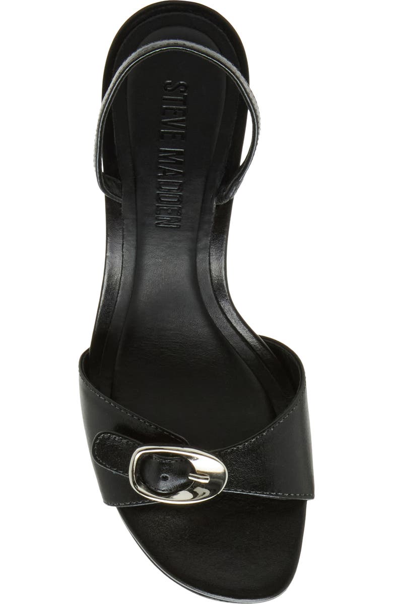 Steve Madden Henrietta Slingback Sandal, Alternate, color, Black Leather