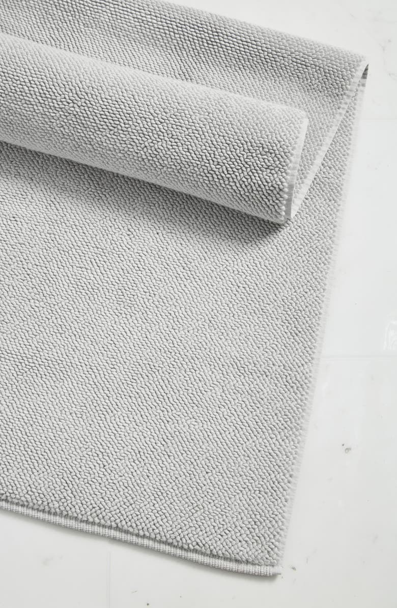 Nordstrom Luxury Woven Cotton Bath Mat, Alternate, color, 