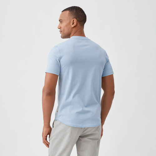 Shop Surfside Supply Co. Salty Scoop Jersey Tee In Subdued Blue
