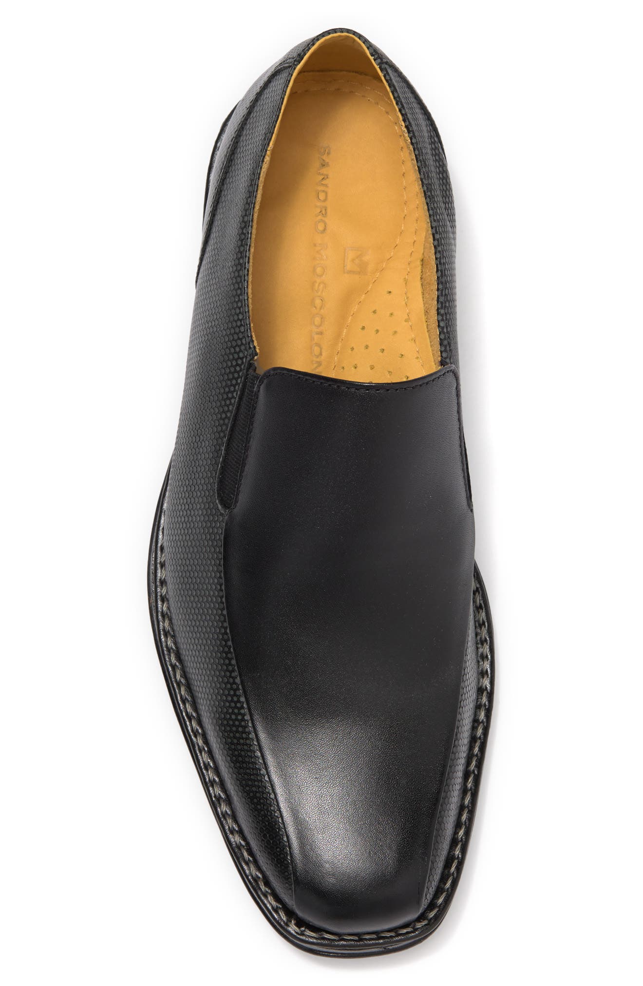 Sandro Moscoloni Daniel Leather Bike Toe Loafer, Alternate, color, 