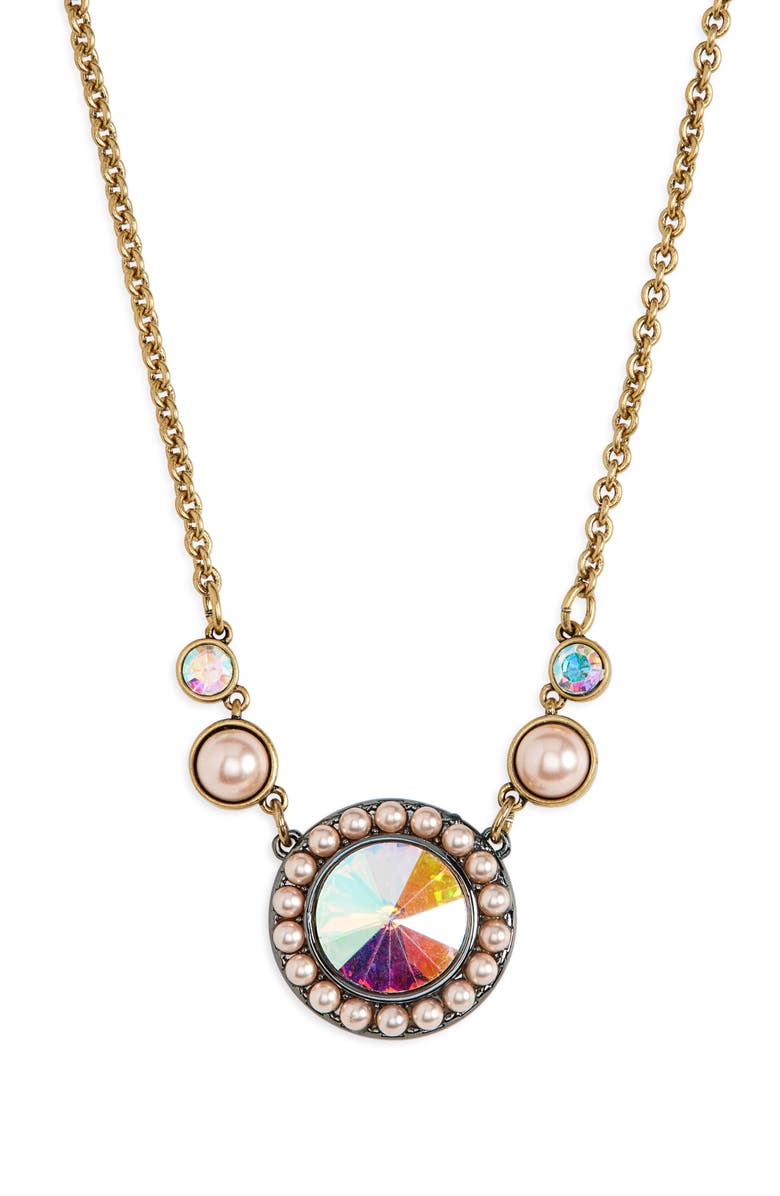 Kurt Geiger London Octavia Pendant Necklace, Main, color, Two Tone