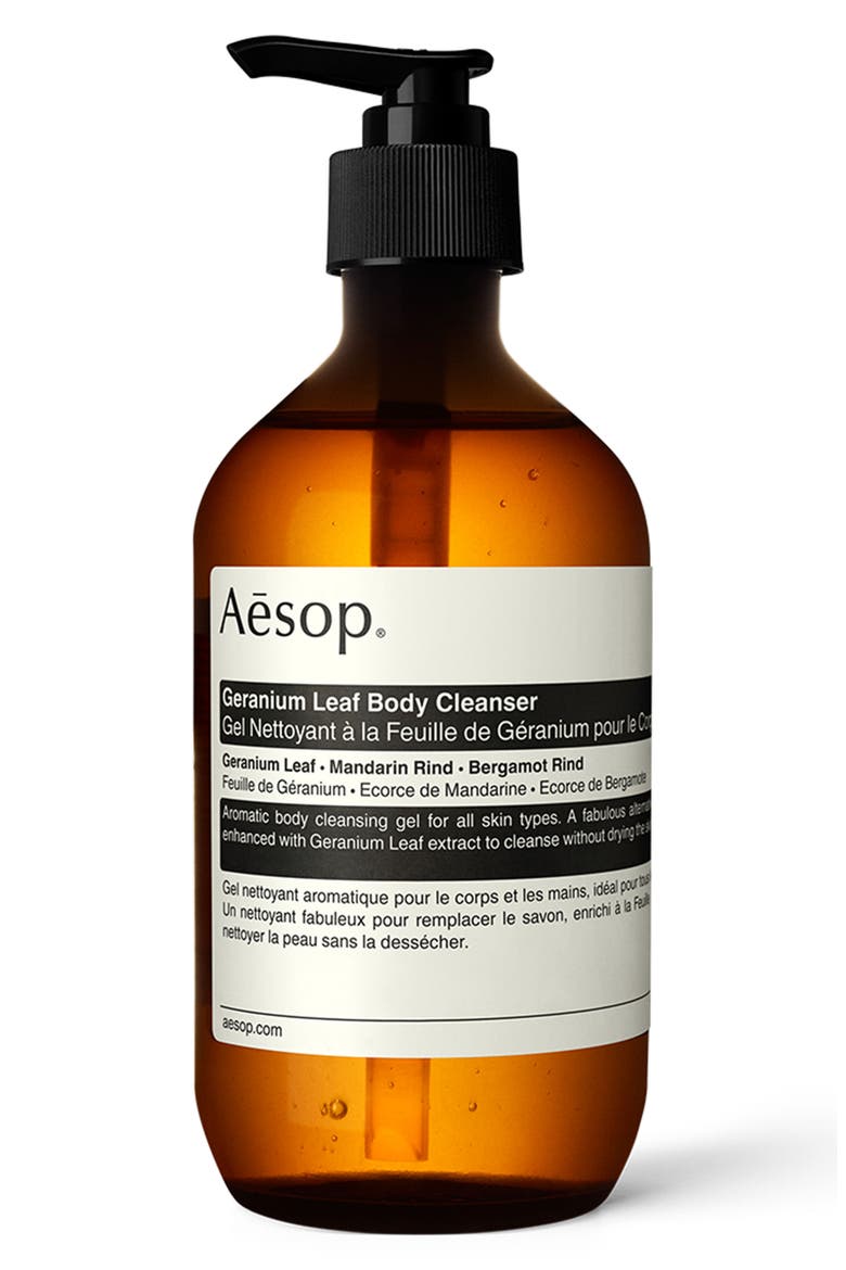 Geranium Leaf Body Cleanser, Main, color, PUMP