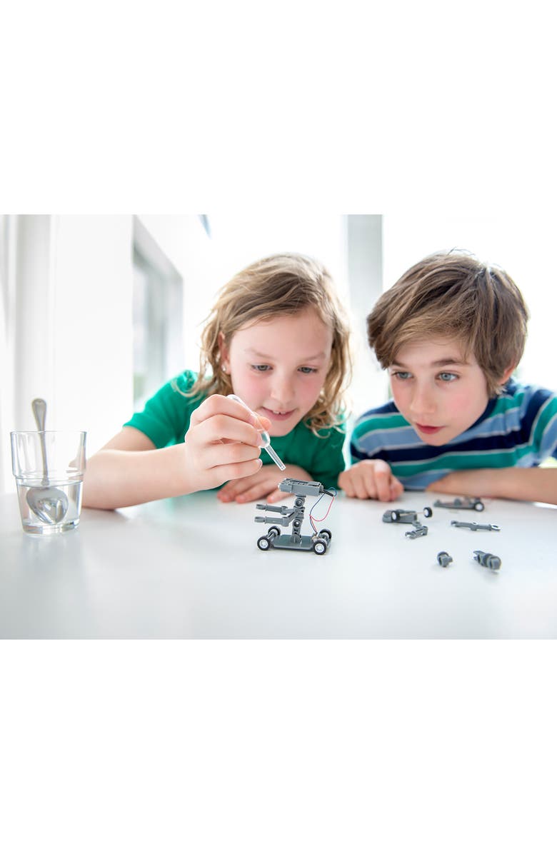 4M Green Science Salt Powered Robot, DIY Mini Building Kit, Kids 5+, Alternate, color, Multicolored