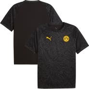 PUMA Men's Puma Black Borussia Dortmund 2025/26 Pre-Match Training Jersey