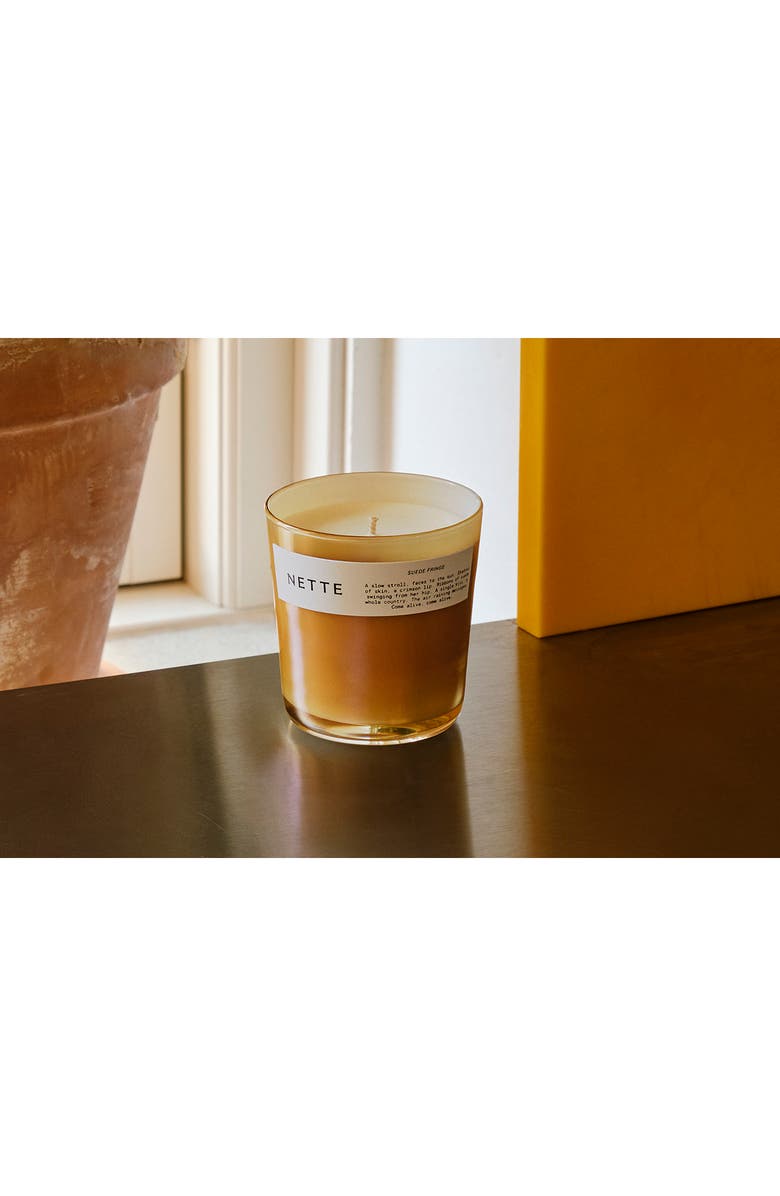 NETTE Suede Fringe Candle, Alternate, color, 
