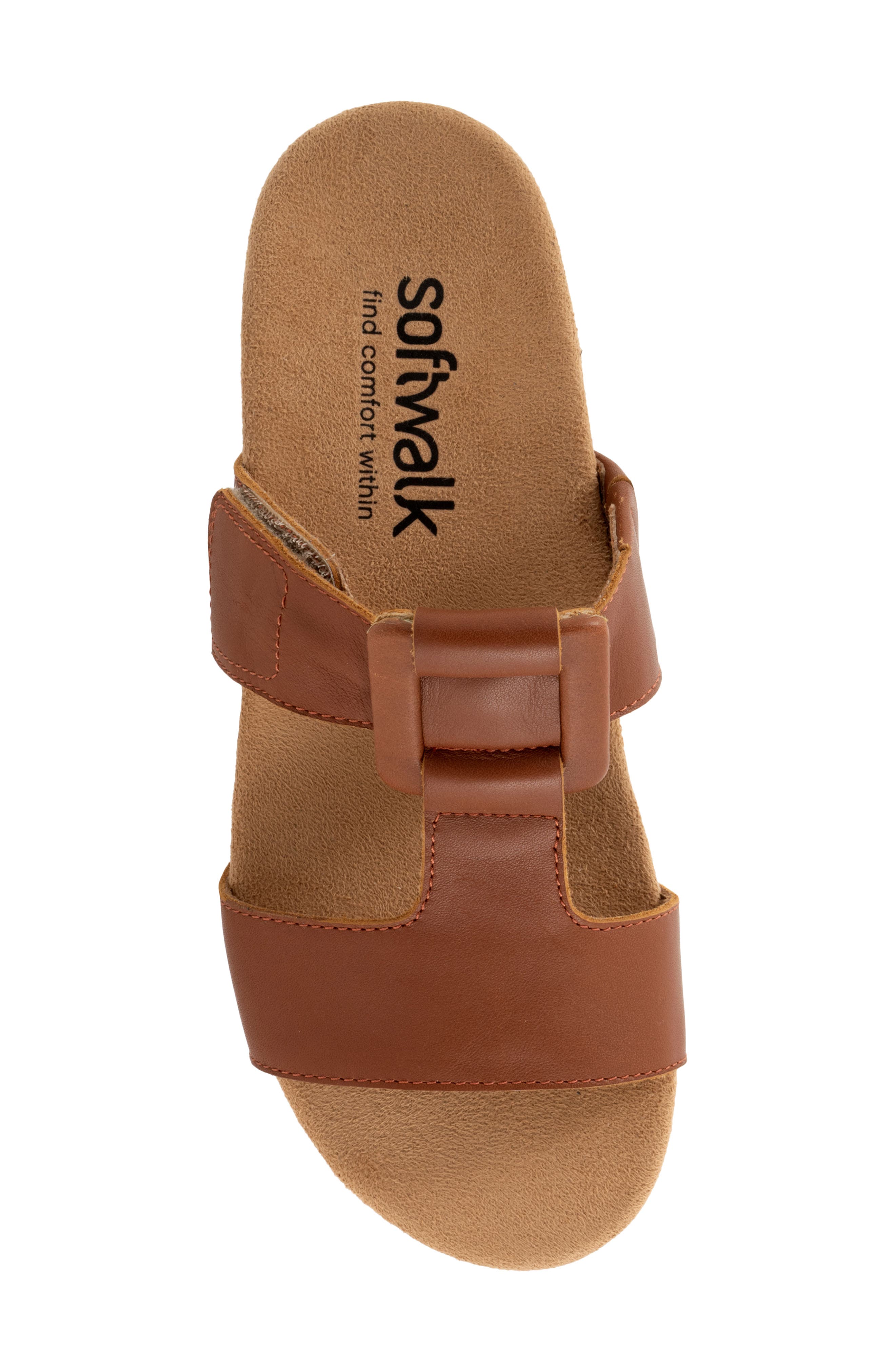 Bexley Platform Slide Sandal, Alternate, color, LUGGAGE