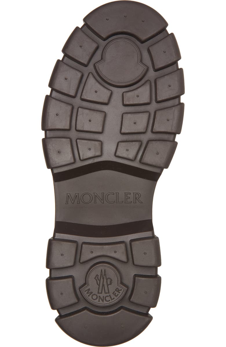 Moncler Hevea Lug Sole Chelsea Boot, Alternate, color, Coffee Bean