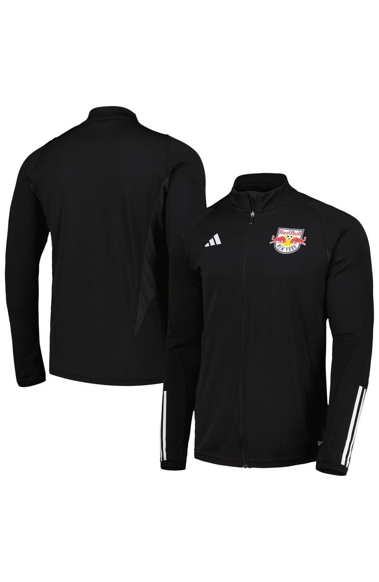 adidas Men's adidas Black New York Red Bulls 2023 On-Field AEROREADY Full-Zip Training Top, Main, color, Black