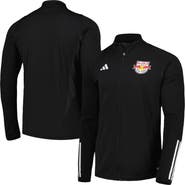adidas Men's adidas Black New York Red Bulls 2023 On-Field AEROREADY Full-Zip Training Top